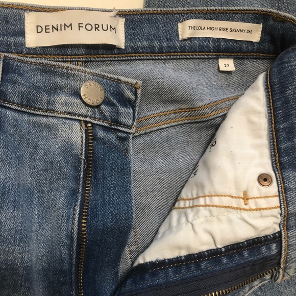 Aritzia Denim Forum The Lola High Rise Skinny Jeans Size 27 - Picture 5 of 11